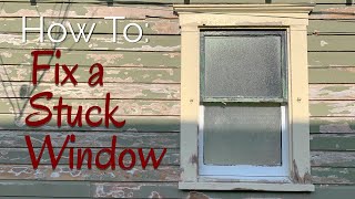 How To Fix a Stuck Window [upl. by Vogeley252]