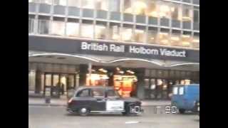 Holborn Viaduct station London 1990 [upl. by Aizirtap]