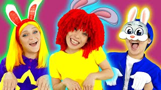 Hop Little Bunnies Hop  Dance Party  Nursery Rhymes amp Kids Songs  Bunny Boom [upl. by Swane]