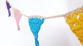 Quick amp Easy Crochet Bunting [upl. by Alejandrina]