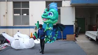 Digital Inflatables Gonflables Inflatable Dragon Mascot for Parade Stagedesign Decortion [upl. by Benton]