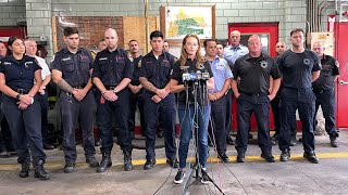 FDNY officials provide update on pedestrian struck in Brooklyn [upl. by Edasalof105]