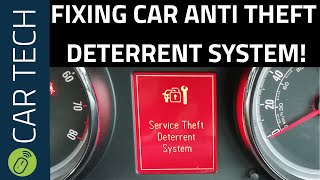 Car Wont Start  How to Fix Anti Theft Deterrent System  Vauxhall Opel Chevrolet GM [upl. by Ydnih359]