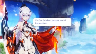 Honkai 52 Mihoyo add new Voice Lines for Herrscher of Flamescion [upl. by Ydnyc951]