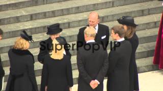 Queen Elizabeth II Mark Thatcher Carol Thatcher and Ama [upl. by Keithley807]