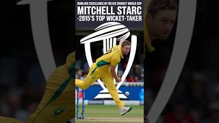 most wickets ICC 2015 World Cup 2015WorldCup MitchellStarc [upl. by Anoerb]