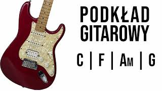 Poprock w C dur  Podkład gitarowy do ćwiczeń [upl. by Sivam]