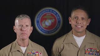 ATTENTION MARINES Message from the Commandant and Sergeant Major [upl. by Libna]