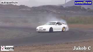 Drift Iceland  Fannar Þór Porsche 944 Turbo [upl. by Nylrehs]