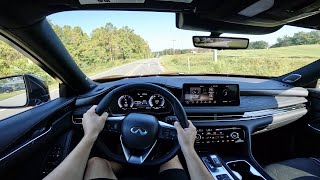 2024 Infiniti QX60 Autograph AWD  POV Walkaround and Test Drive ASMR [upl. by Vanna]