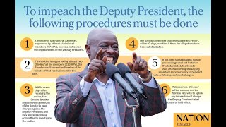 How to Impeach the Deputy President Rigathi Gachagua [upl. by Westphal]