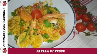 PAELLA DI PESCE SEMPLICE E GUSTOSA [upl. by Guillaume]