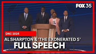 Members of the Exonerated 5 take the DNC stage with Rev Al Sharpton [upl. by Nobile]