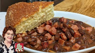 Beans and Cornbread  Old Fashioned  Southern Cooking [upl. by Elbag201]