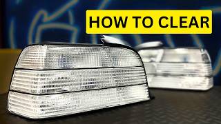 How to build ALL CLEAR E36 BMW tail lights [upl. by Kane132]