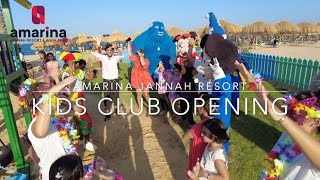 Kids Club Opening  Amarina Jannah Resort [upl. by Esyak679]