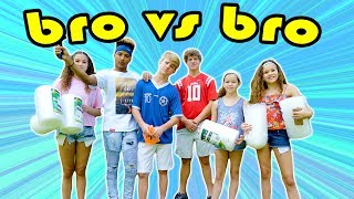 The Bubble Wrap Challenge MattyBRaps vs Josh ft JB amp Haschak Sisters [upl. by Treblig919]