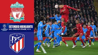 Liverpool vs Atlético Madrid Extended Highlights  Group Stage  Match Day 4  CBS Sports Golazo [upl. by Asfah566]