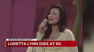 Loretta Lynn dies at Tennessee ranch [upl. by Eisler]