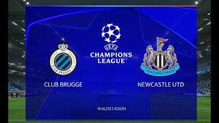 Club Brugge vs Newcastle United [upl. by Nogam908]