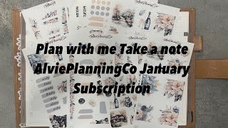 Plan with me in Take A Note A5 Planner Week b 15th January ft AlviePlanningCo [upl. by Tiernan]