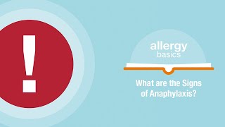 What are the signs of anaphylaxis  Allergy Insider [upl. by Elaweda]