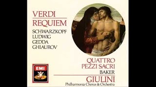 Verdi  Requiem Giulini EMI [upl. by Eeliram]