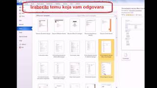 Kako napraviti CV radnu biografiju u Wordu Word 2010 [upl. by Angelita]