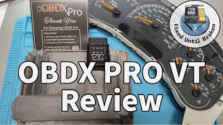 OBDX Pro VT Bluetooth amp USB J1850 VPW OBD Tool Review [upl. by Pelagia]