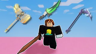 Winning with Every Forge Weapon Roblox Bedwars [upl. by Roxy737]