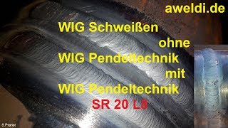 Rohrschweißen WIG Schweißen ohne WIG Pendeltechnik mit WIG Pendeltechnik Decklage Rohr YouTube [upl. by Noramac784]