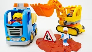 Lego Duplo’dan iş makineleri yapıyoruz Anaokulu Oyunları [upl. by Rocky]