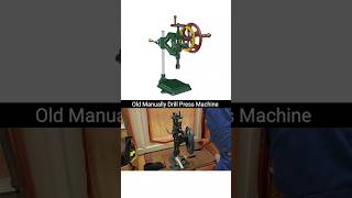 OLD Manual Drill Press Machine machine mechanical engineering machining old drill [upl. by Moulton]