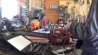 Husqvarna 395XP Chainsaw Rebuild Part 1  Investigating [upl. by Nnyllatsyrc]