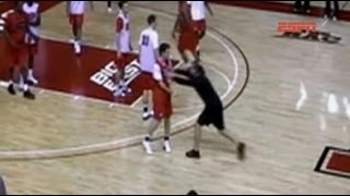 Rutgers Basketball Coach Hits Players [upl. by Gader48]