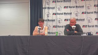 Marshfield Columbus Catholic press conference [upl. by Ddet]