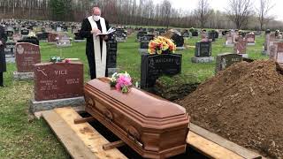 Graveside services for the late Eileen Vice [upl. by Thatcher]