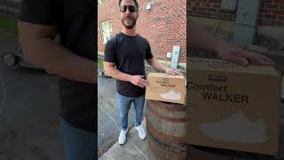 Costco Shoe Review 2024  Kirkland Signature Mens Comfort Walker Sneaker aka the quotAir Kirklandsquot [upl. by Suoinuj348]