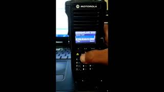 Motorola APX 1000 Penggunaan Text Message Service [upl. by Yknip]