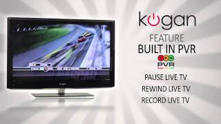 Kogan LED amp LCD TV Feature Video  PVR Pause Rewind Record Live TV [upl. by Andromache]