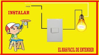 como poner un interruptor de luz [upl. by Krantz]