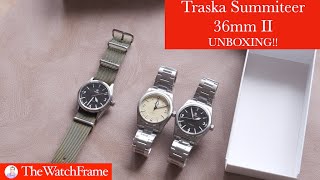 Unboxing two New 2023 Traska Summiteer 36mm [upl. by Lamarre]