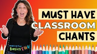 10 Classroom Songs amp Chants For Fast and Fun Classroom Transitions and Routines [upl. by Gaskin]