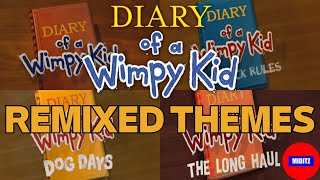 Diary of a Wimpy Kid Intros with Remixed Themes [upl. by Enelyk658]