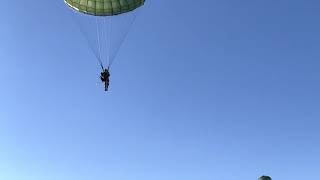 Paratroopers Landing on Drop Zone [upl. by Aerona]