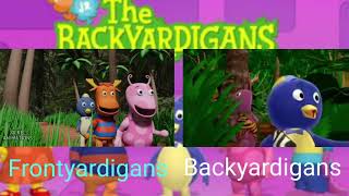 Frontyardigans amp Backyardigans quotinto the thick of itquot side by side Comparison [upl. by Corine310]