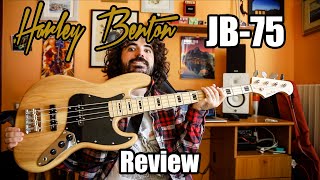 Harley Benton JB75 Review  A Jazz bass for everyone [upl. by Rodolph]