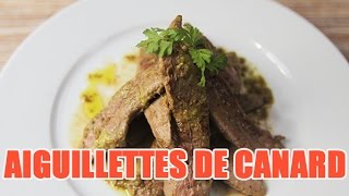 Recette daiguillettes de canard au pesto [upl. by Bohlin108]