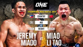 Jeremy Miado vs Miao Li Tao II  Full Fight Replay [upl. by Ardaid447]