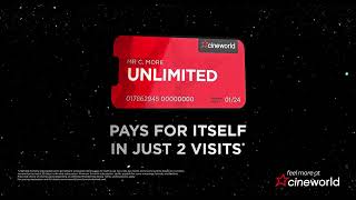 Join Unlimited today  Cineworld Cinemas Unlimited Advert [upl. by Allard]